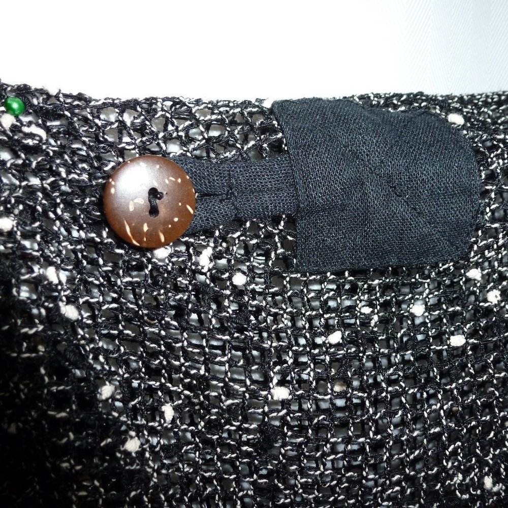 Unique Mirror Image knitted front button tunic top - Picture 4 of 12